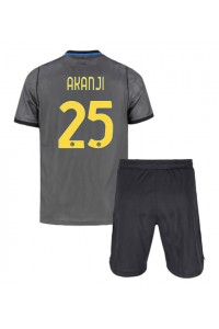 Inter Milan Manuel Akanji #25 Babyklær Tredje Fotballdrakt til barn 2026-27 Korte ermer (+ Korte bukser)